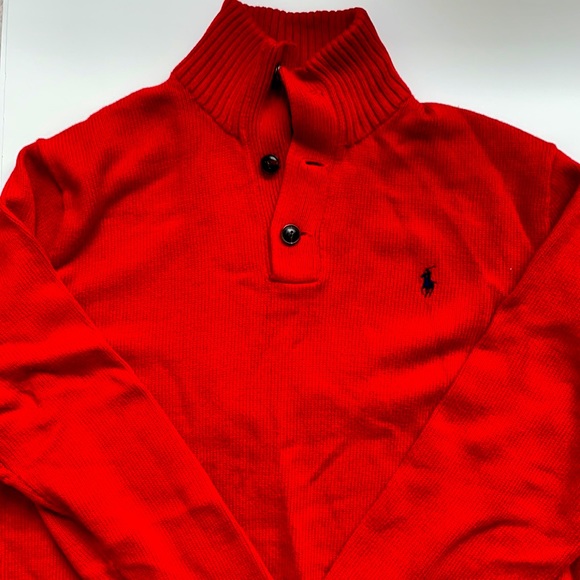 Red Polo Ralph Lauren Sweater - Picture 2 of 3